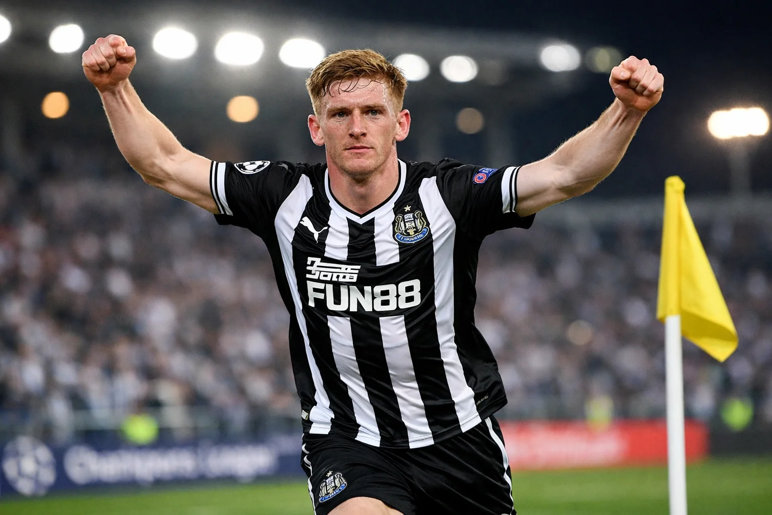 Partido en Bakú: récords del Newcastle